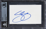Scott Baio Happy Days Authentic Signed 3x5 Index Card BAS Slabbed 2