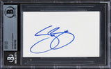 Scott Baio Happy Days Authentic Signed 3x5 Index Card BAS Slabbed 2