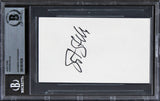 Stephen Stills Buffalo Springfield Authentic Signed 3x5 Index Card BAS Slabbed 1