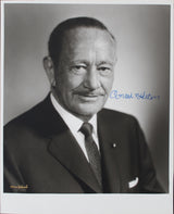 Conrad Hilton Hilton Hotel Founder Authentic Signed 8x10 B&W Photo BAS #AD04270