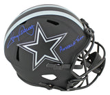 Cowboys Tony Dorsett "America's Team" Signed Eclipse F/S Speed Rep Helmet BAS