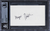 Mayim Bialik The Big Bang Theory Authentic Signed 3x5 Index Card BAS Slabbed 1