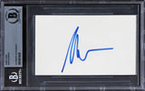 Martin Brest Beverly Hills Cop Authentic Signed 3x5 Index Card BAS Slabbed