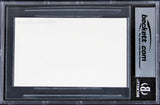 Martin Landau Crimes and Misdemeanors Signed 3x5 Index Card BAS Slabbed 1