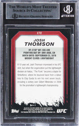 Josh Thomson Authentic Signed 2011 Topps MMA Moment of Truth #172 Card BAS Slab