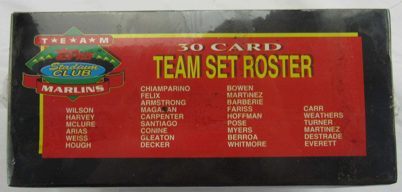 1993 Topps Team Stadium Club FLORIDA MARLINS Premiere Edition Sealed Box 10 Sets