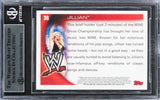 Jillian Hall Authentic Signed 2010 Topps WWE #38 Card BAS Slabbed