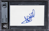 Mark Hamill Star Wars Authentic Signed 3x5 Index Card Autographed BAS Slabbed