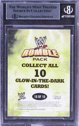 Jack Swagger Authentic Signed 2010 Topps WWE Rumble Pack #10 Card BAS Slabbed