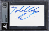 Mahershala Ali The Hunger Games Authentic Signed 3x5 Index Card BAS Slabbed