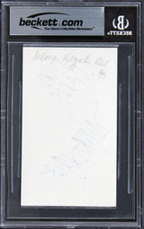 Salma Hayek Grown Ups "Best Wishes" Signed 3x5 Index Card BAS Slabbed 1