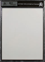 Carrie Fisher Star Wars Signed 8x10 Official Pix Photo Auto 10! BAS Slabbed