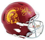 USC Troy Polamalu Authentic Signed Full Size Speed Proline Helmet BAS Witnessed