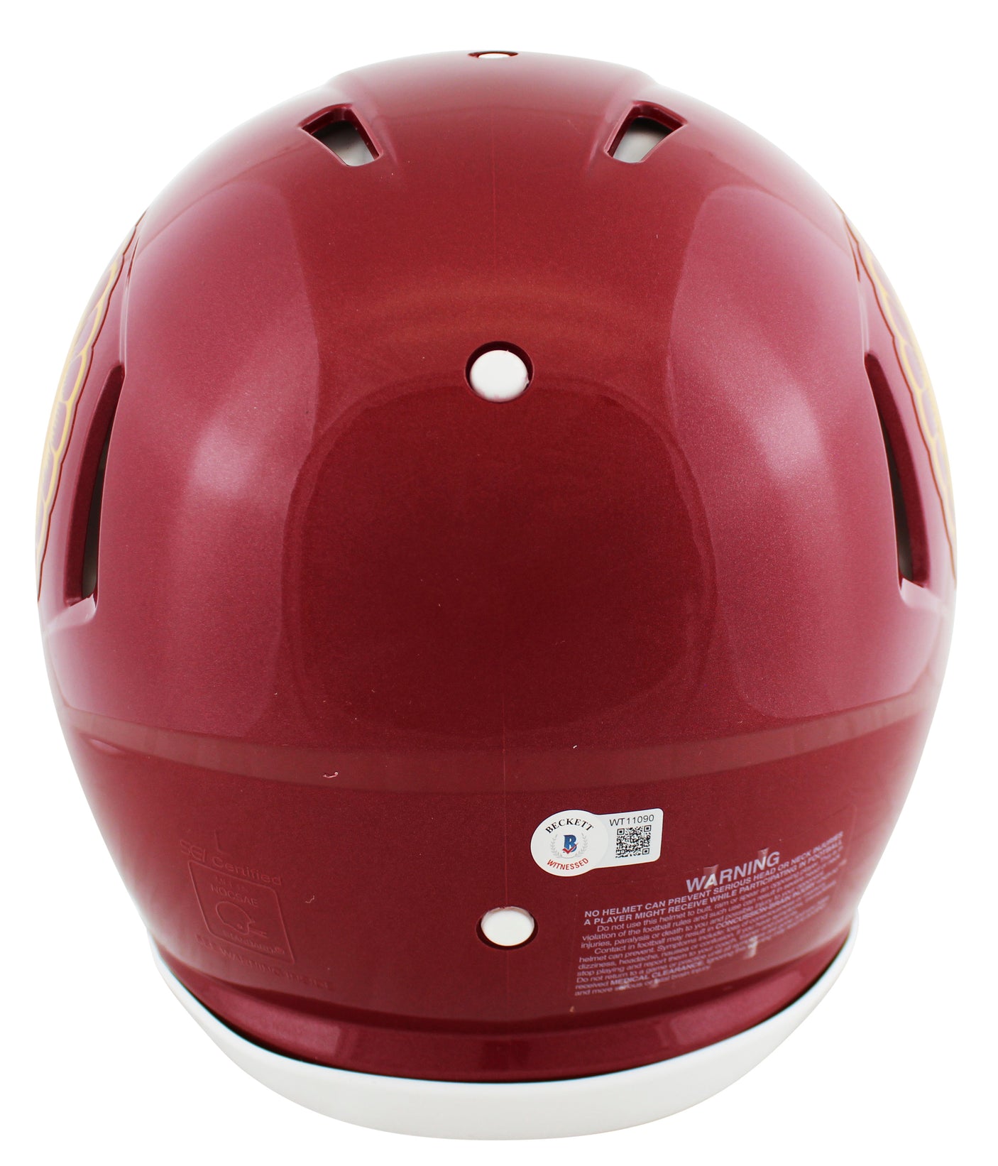 USC Troy Polamalu Authentic Signed Full Size Speed Proline Helmet BAS Witnessed
