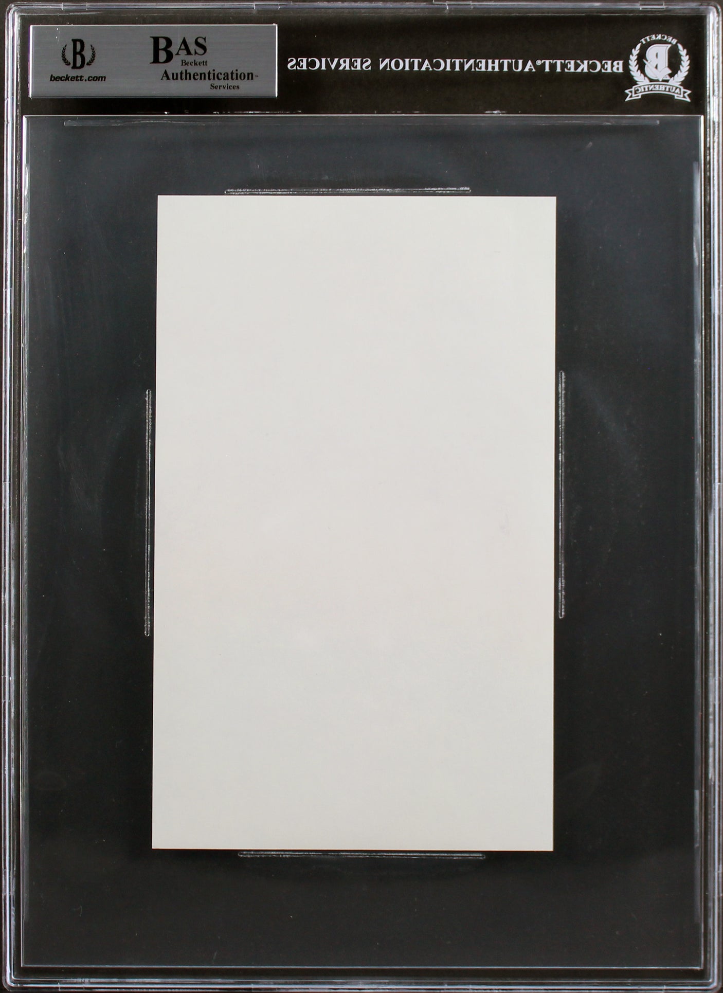 Gisele Bundchen Authentic Signed 4.5x8.5 Cut Signature Autographed BAS Slabbed