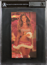 Gisele Bundchen Authentic Signed 4.5x8.5 Cut Signature BAS Slabbed