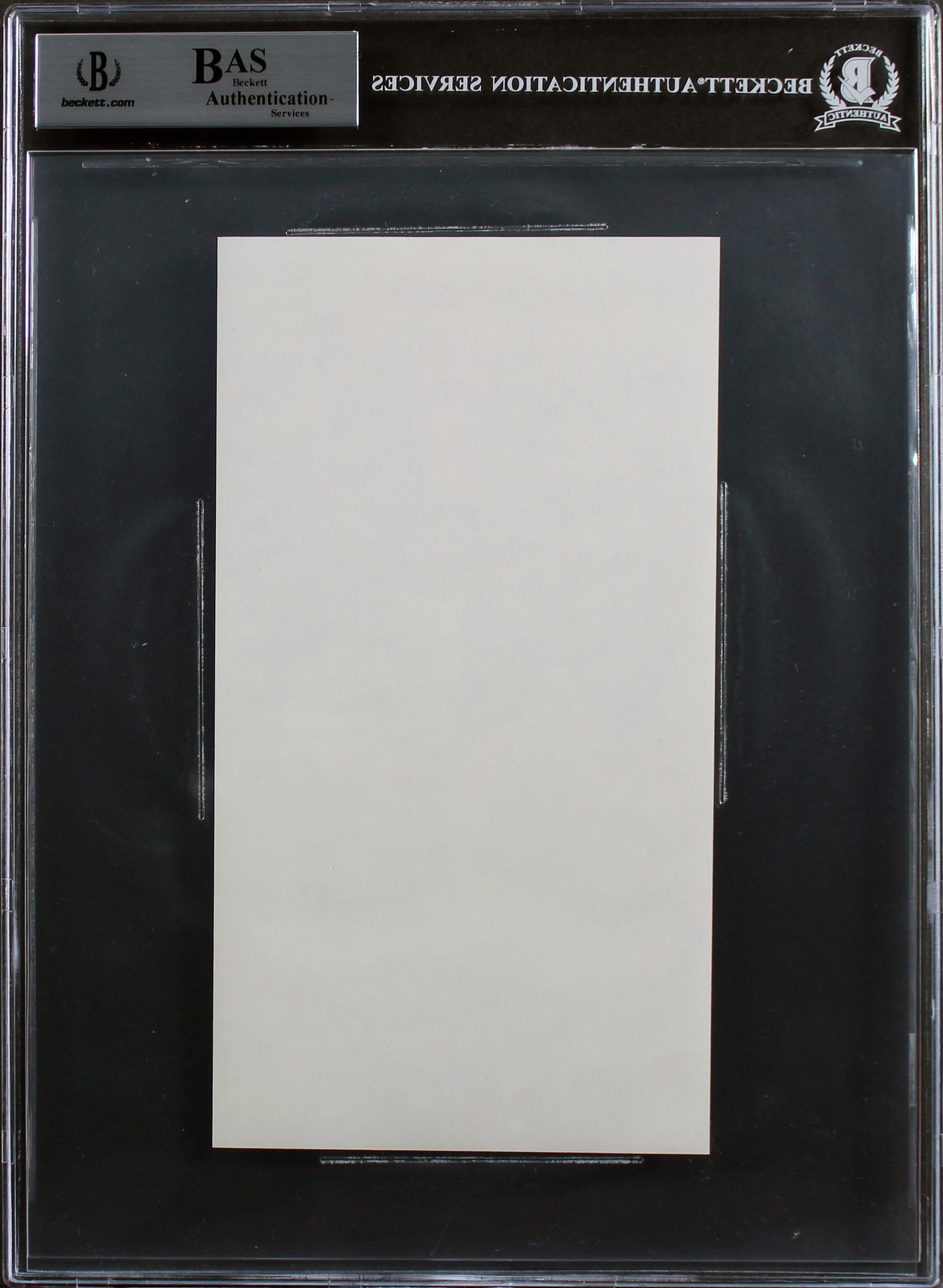 Gisele Bundchen Authentic Signed 4.5x8.5 Cut Signature BAS Slabbed