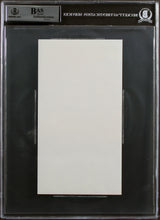 Gisele Bundchen Authentic Signed 4.5x8.5 Cut Signature BAS Slabbed