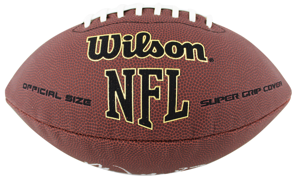 Raiders Michael Mayer Signed Wilson Super Grip Nfl Football BAS Witnessed