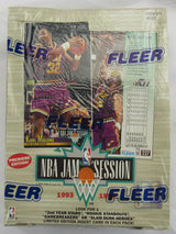 1993-94 Fleer NBA Jam Session / FACTORY SEALED UNOPENED BOX (36 Packs)