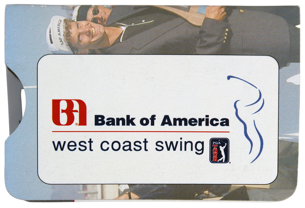 Tiger Woods & Mike "Fluff" Cowan Signed Phoenix Open Autograph Book PSA #T01176