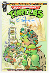 Kevin Eastman Signed "Teenage Mutant Ninja Turtles" Saturday Morning Adventures #1 Cover RE IDW Comic Book (PA)