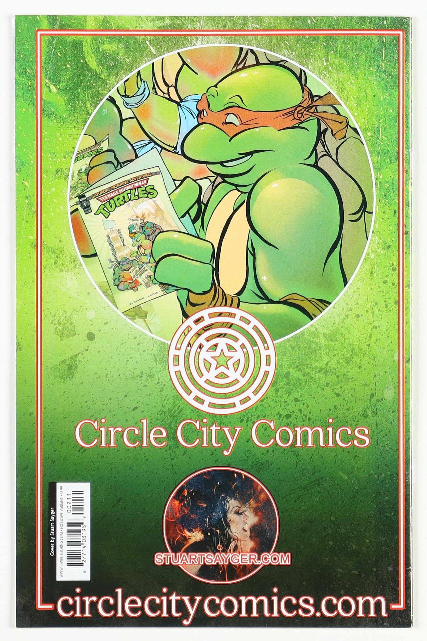 Kevin Eastman Signed "Teenage Mutant Ninja Turtles" Saturday Morning Adventures #1 Cover RE IDW Comic Book (PA)