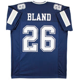 Daron Bland Authentic Signed Navy Pro Style Jersey Autographed BAS Witnessed