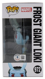 Matt Damon Marvel Frost Giant Loki #972 Funko Pop Vinyl Figure BAS #BK41311