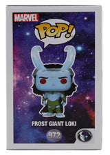 Matt Damon Marvel Frost Giant Loki #972 Funko Pop Vinyl Figure BAS #BK41311