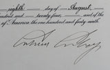 Calvin Coolidge Signed 14x19 1924 Foreign Service Office Appointment BAS LOA