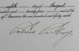 Calvin Coolidge Signed 14x19 1924 Foreign Service Office Appointment BAS LOA