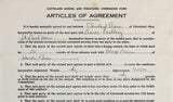 George Foreman & Aaron Eastling Signed 8.5x14 1970 2 Page Fight Contract BAS