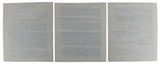 Frank Lloyd Wright Authentic 3x Signed 8.35x9.5 3 Page NBC Contract BAS #AB14681