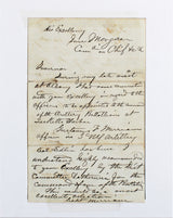 Chester A. Arthur Signed & Matted 5.5x8.25 1862 Handwritten Letter BAS #AB14650