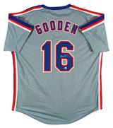 Doc Gooden Authentic Signed Grey Pro Style Jersey Autographed BAS