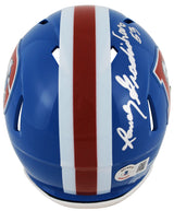 Broncos Randy Gradishar Authentic Signed 1975-96 TB Speed Mini Helmet BAS Wit
