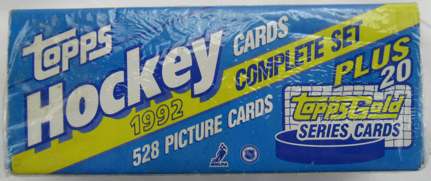 1992-93 Topps Hockey Cards Complete Factory Sealed Set 528 Cards + 20 Bonus Gold