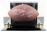 Buccaneers Mike Alstott Signed Wilson Super Grip Football W/ Case BAS Witnessed