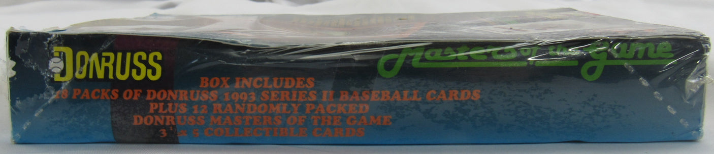1993 Donruss Series 2 Masters of the Game Baseball Box