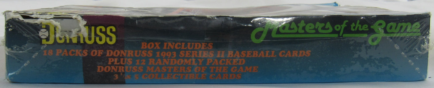 1993 Donruss Series 2 Masters of the Game Baseball Box
