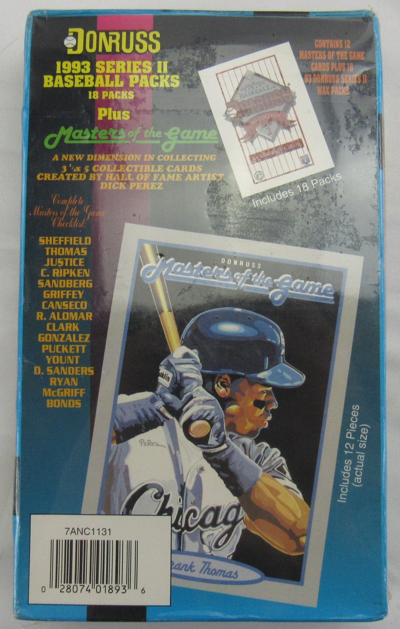 1993 Donruss Series 2 Masters of the Game Baseball Box