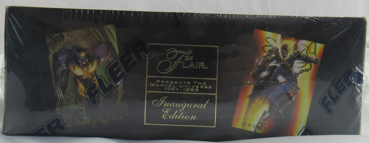 1994 Fleer Flair MARVEL UNIVERSE INAUGURAL EDITION WAX BOX Factory Sealed 24 Pks