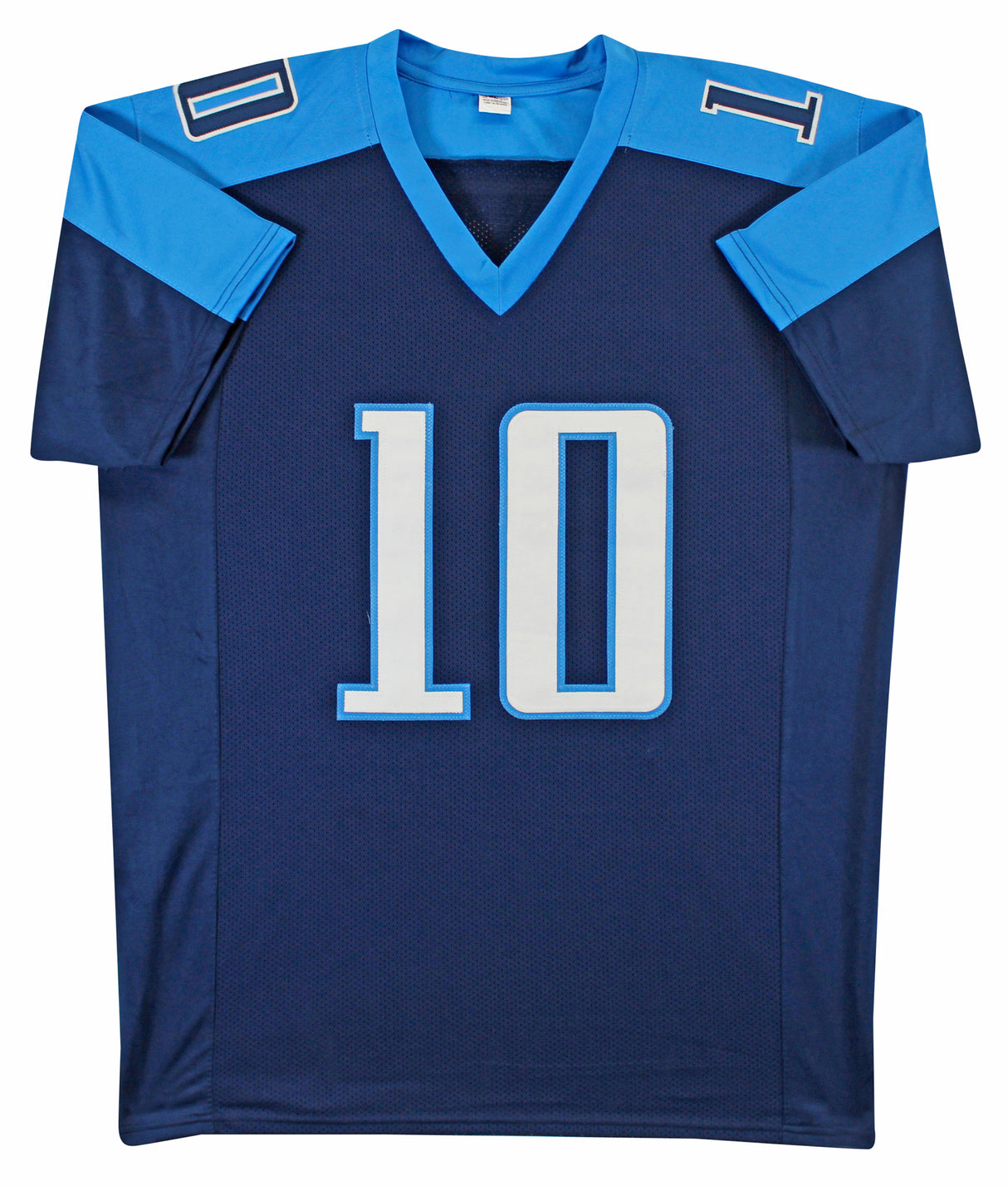 Vince Young Authentic Signed Blue Pro Style Jersey Autographed BAS Witnessed