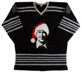 Chevy Chase Christmas Vacation Authentic Signed Black Santa Clark Jersey BAS Wit