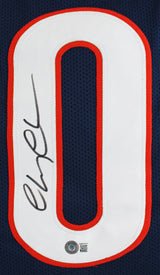 Chevy Chase Christmas Vacation Signed Navy Blue Griswold Jersey BAS Witnessed
