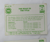 1984 Star - Celtics Championship Playoff vs LA Complete Set (25) NM