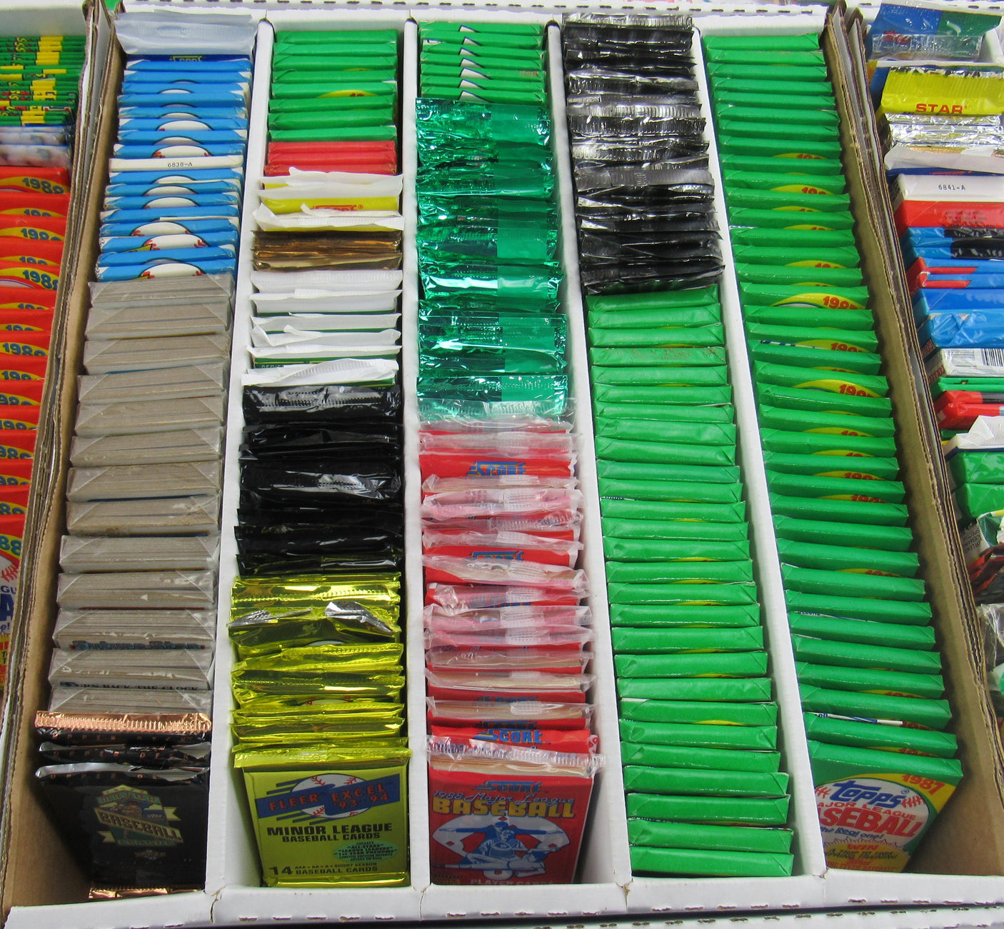 (535) Assorted Baseball Card Packs Topps Fleer Donruss 1988 1989 1990 Must Read