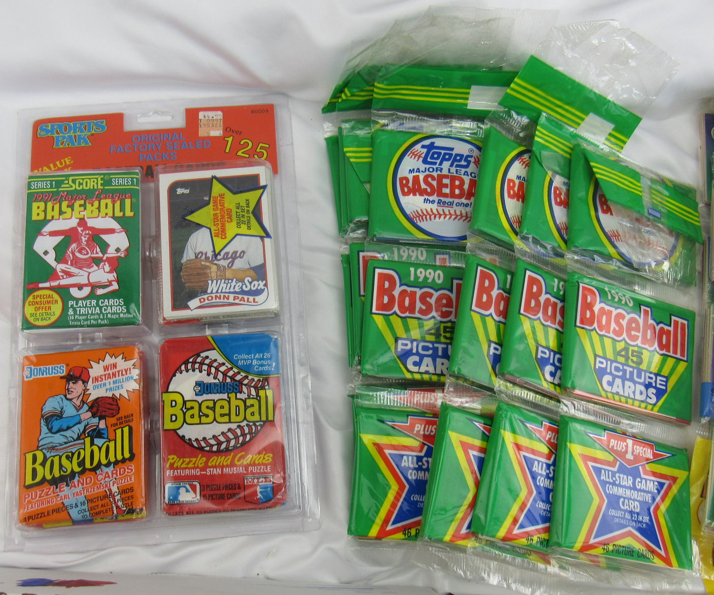 (535) Assorted Baseball Card Packs Topps Fleer Donruss 1988 1989 1990 Must Read