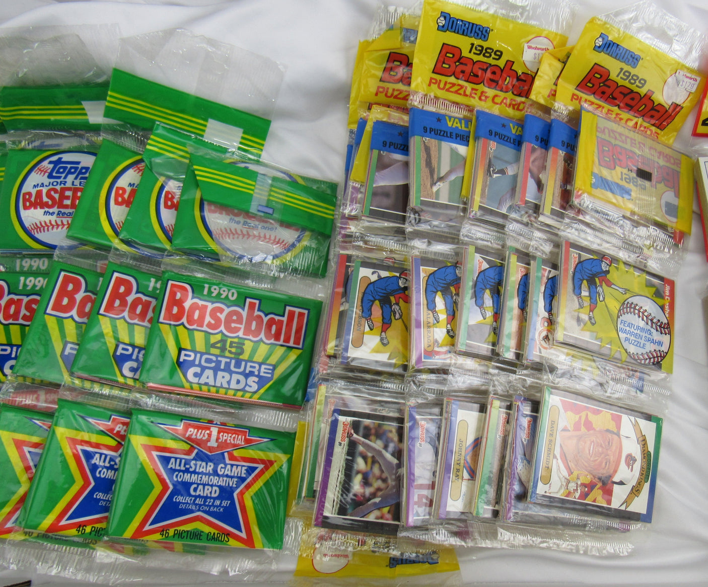 (535) Assorted Baseball Card Packs Topps Fleer Donruss 1988 1989 1990 Must Read